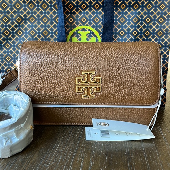 Tory Burch Handbags - NEW Tory Burch Britten Convertible Crossbody in Moose